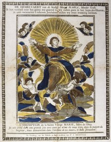 Assumption of the Virgin Mary, 19th century. Artist: Anon