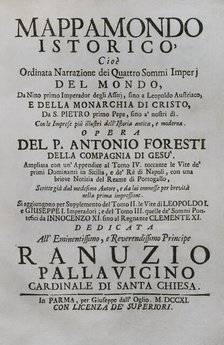 "Mappamondo Istorico", 1711.  Creator: Antonio Foresti.