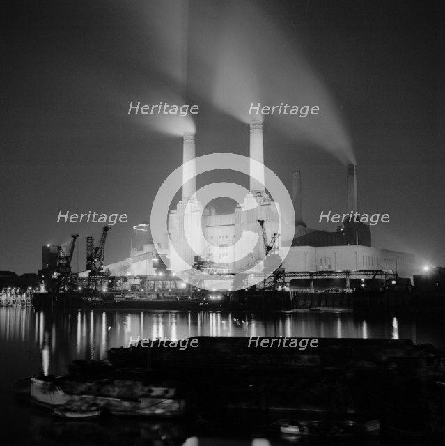 Battersea Power Station, Battersea, London Artist: Eric de Maré