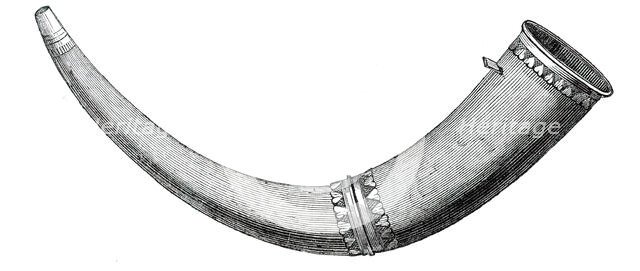 The Borstall Tenure Horn, 1850. Creator: Unknown.