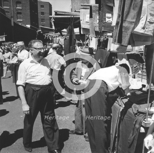 Petticoat Lane market, London, 1964. Artist: EH Emanuel