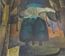 Sailboats on the Lys, c1920-1923. Creator: Van den Berghe, Frits (1883-1939).