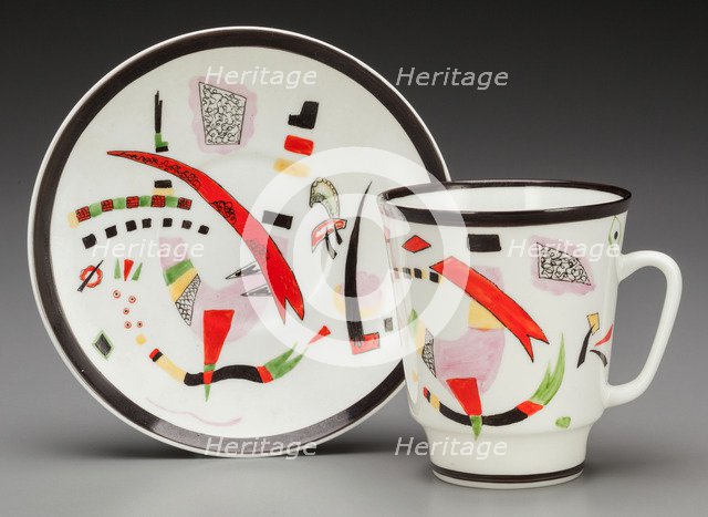 Cup with saucer, 1923.