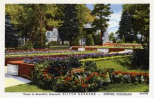 'Scene in Beautiful, Romantic, Elitch Gardens, Denver, Colorado', USA, 1945. Artist: Unknown