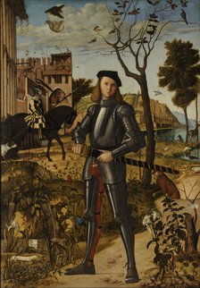 Young Knight in a Landscape, 1510. Artist: Carpaccio, Vittore (1460-1526)
