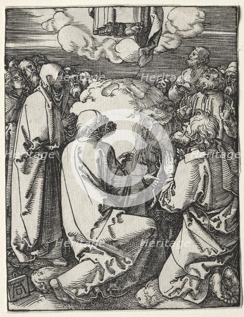 The Small Passion: The Ascension, 1509-1511. Creator: Albrecht Dürer (German, 1471-1528).