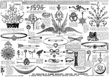 Advertisement for the Association of Diamond Merchants, Jewellers, and Silversmiths, 1895. Creator: Unknown.