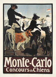 Monte Carlo, Concours de Chiens, 1900s. Creator: Grün, Jules-Alexandre (1868-1938).
