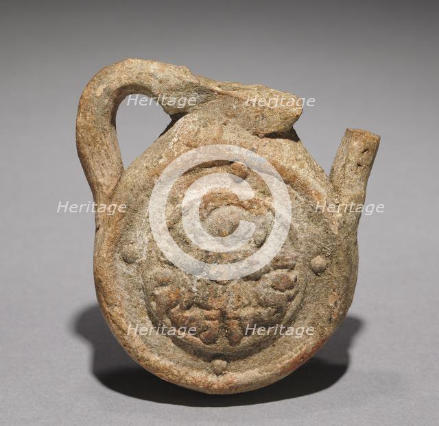 Pilgrim's Flask with Saint Menas, 400-600. Creator: Unknown.