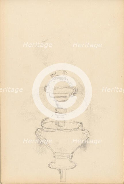 Kerosene Lamp, 1878/1881. Creator: Paul Cezanne.