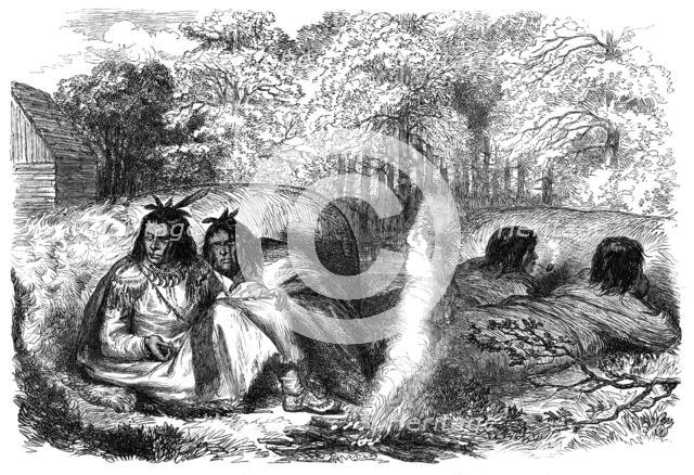 The Red River Expedition in North America: Ojibways, 1870. Creator: Unknown.