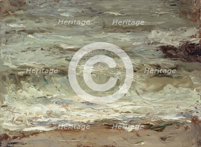 La vague, 1911. Creator: Alfred Philippe Roll.