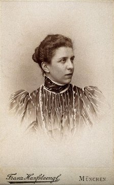 Augusta Flückiger, c1860s. Creator: Franz Seraph Hanfstaengl.