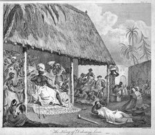 The King of Dahomey's levee, 1793. Artist: Francis Chesham