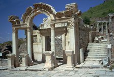 Temple of Hadrian in Ephesus, 2nd century. Artist: Unknown
