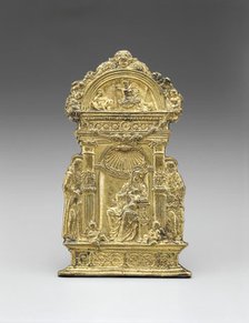 Madonna and Child with Saints Anthony Abbot and Jerome, c1490. Creator: Unknown