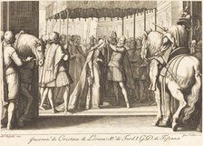 Crowning of the Grand Duchess, c. 1614. Creator: Jacques Callot.