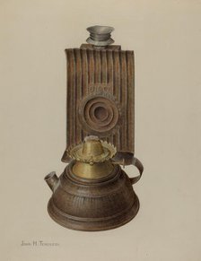 Tubular Hand Lamp, c. 1940. Creator: John H. Tercuzzi.