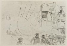 Stevens' Boat Life, 1859. Creator: James Abbott McNeill Whistler.