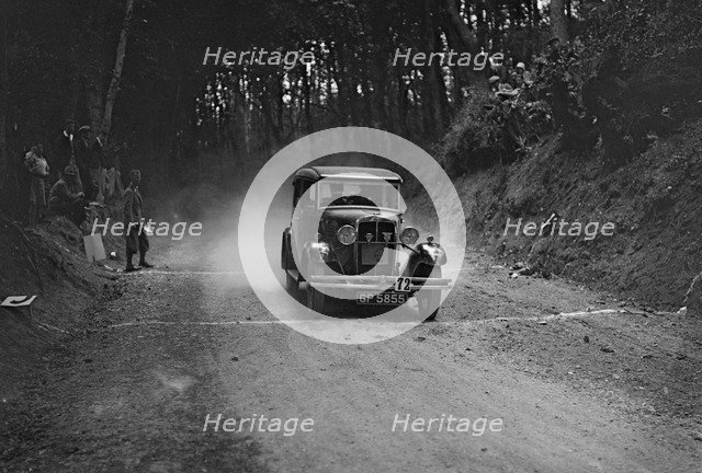 Standard taking part in a motoring trial, c1930s. Artist: Bill Brunell.