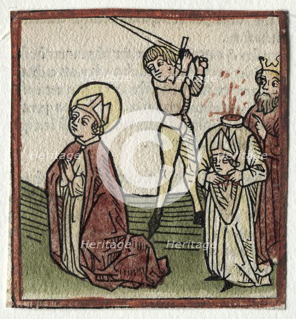 Sts. Theonestus and Albanus; or St. Pancrace. Creator: Günther Zainer (German, d. 1478).