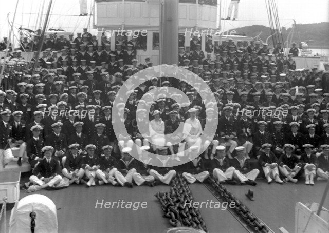 A ship's crew on deck, early 20th century. Artist: Unknown