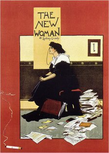 The New Woman, 1895. Artist: Morrow, Albert (1863-1927)