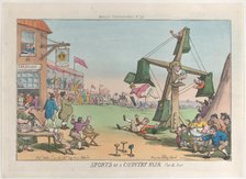 Sports of a Country Fair, Part the Second, October 5, 1810., October 5, 1810. Creator: Thomas Rowlandson.