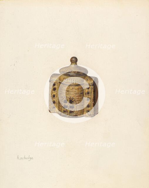 Penny Bank, c. 1941. Creator: Herman Schulze.