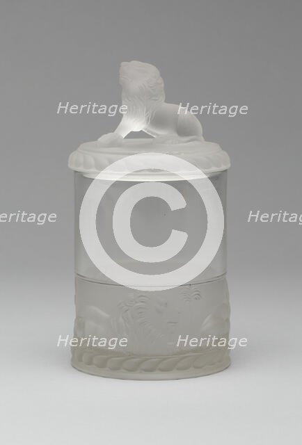 Lion covered dish, 1870/1900. Creator: Unknown.