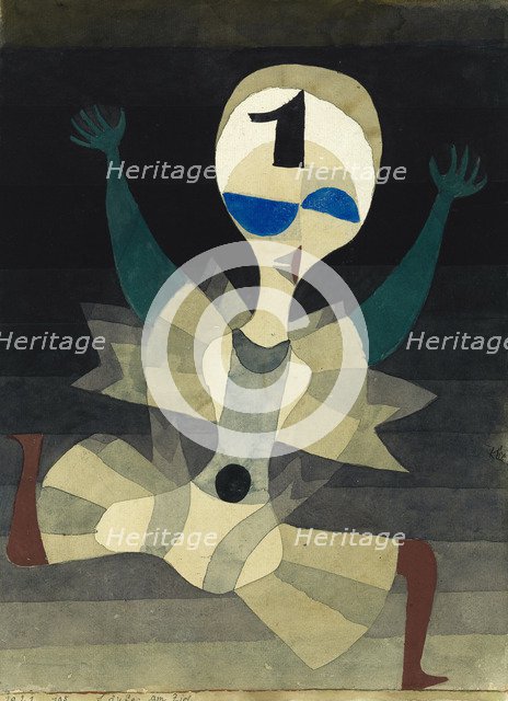 Runner at the Goal, 1921.