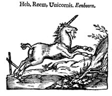 Unicorn, 1644. Artist: Unknown
