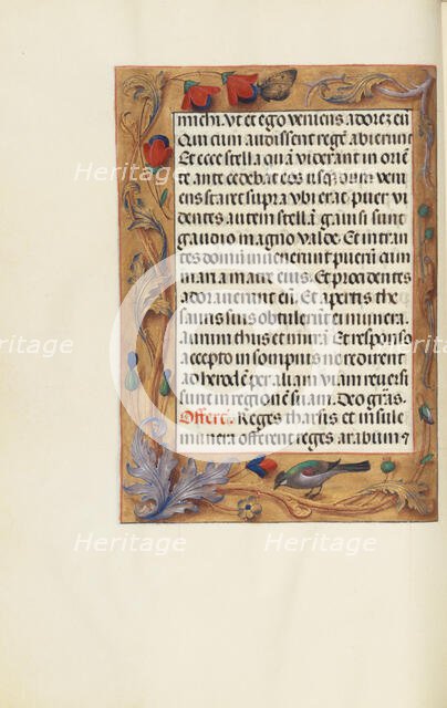 Decorated Text Page; Spinola Hours, about 1510-1520. Creator: Unknown.