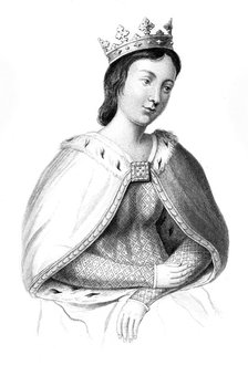 Eleanor of Provence (c1223-1291), 1851.Artist: Henry Colburn