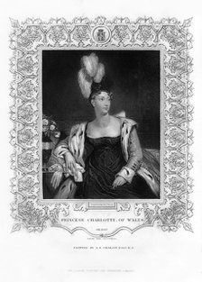 Princess Charlotte Augusta of Wales, 19th century.Artist: Henry Thomas Ryall