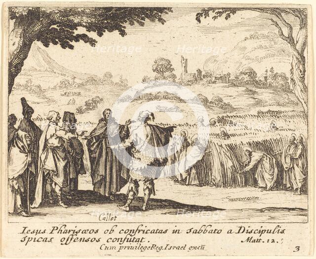 Jesus with the Pharisees, 1635. Creator: Jacques Callot.