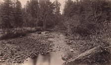 Marion River at Bassett's Camp, c. 1885. Creator: Seneca Ray Stoddard.