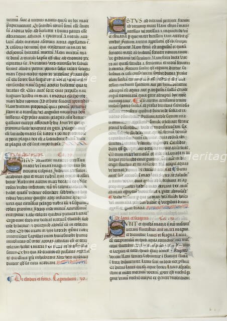 Folio Ten from Burchard of Sion's De locis ac mirabilibus mundi, or an Illuminated Geog..., c. 1460. Creator: Burchard of Mount Sion.