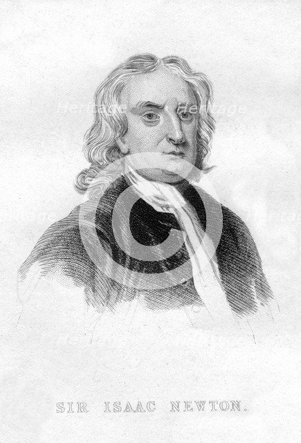Sir Isaac Newton, English mathematician, astronomer and physicist. Artist: Unknown