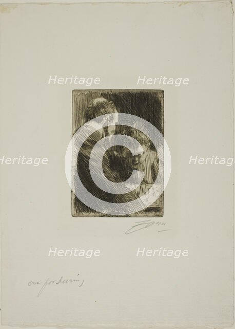 Chess-Players, 1891. Creator: Anders Leonard Zorn.