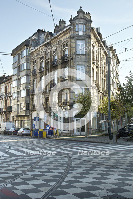 58 Avenue Princesse Elisabeth, Brussels, Belgium, (c1910), c2014-2017. Artist: Alan John Ainsworth.