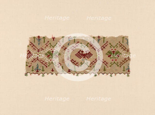 Fragment (For a Curtain), Cyclades, 1700/1900. Creator: Unknown.