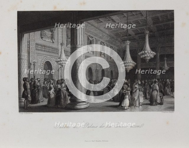 The Casino at the Kurhaus in Baden-Baden, 1840s.