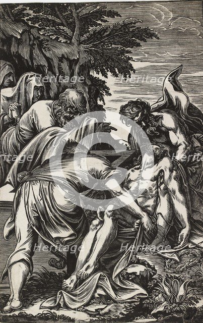 The Entombment, 1592-1607. Artist: Giuseppe Scolari.