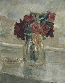 Roses in a vase, c1939. Creator: Ethel Walker.