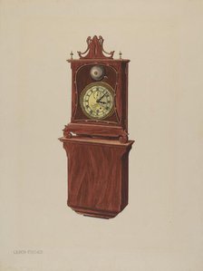 Wall Clock, c. 1937. Creator: Ulrich Fischer.