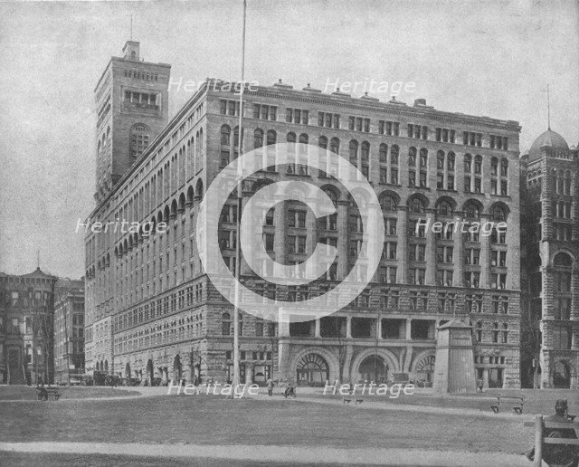 The Auditorium, Chicago, Illinois, USA, c1900.  Creator: Unknown.