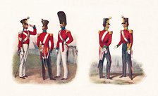 'Uniforms of the 86th Regt., 1842, and Regt., 1848', 1904. Artist: Unknown.