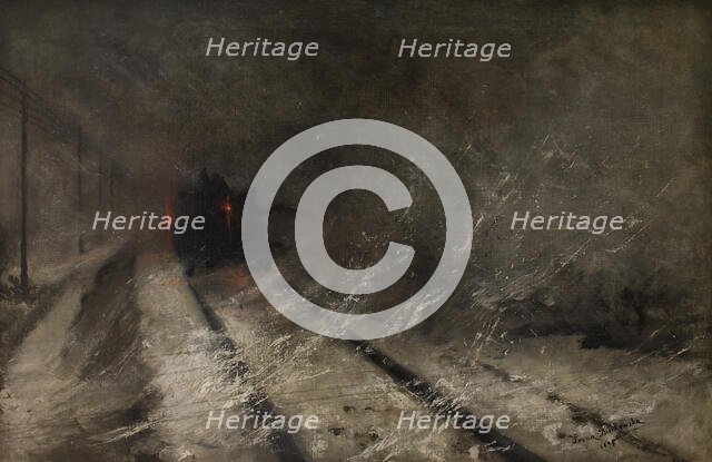 Blizzard, 1897. Creator: Leona Bierkowska.