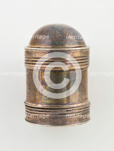 Nutmeg Grater, Birmingham, c. 1794/95. Creator: Joseph Taylor.